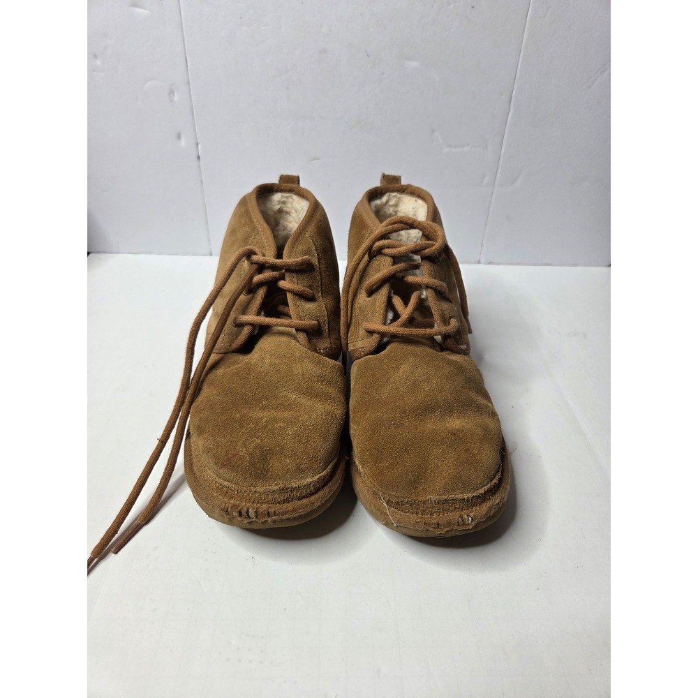 UGG Neumel Chestnut Suede Lace Up Ankle Boots 1017320โ Womens 6